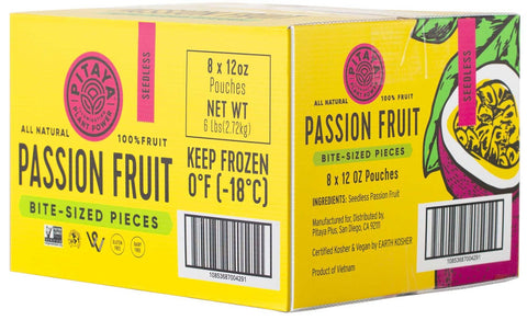 Pitaya Plus Seedless Passionfruit Bite Size Pieces, 12 Ounce -- 8 per case