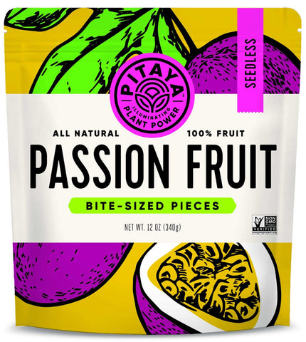 Pitaya Plus Seedless Passionfruit Bite Size Pieces, 12 Ounce -- 8 per case