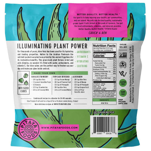 Pitaya Aloe Vera Bite Sized Pieces, 12 Ounce -- 12 per case