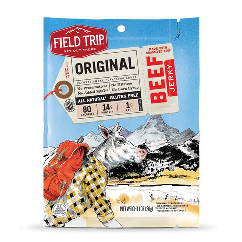 Field Trip Original Beef Jerky, 1 Ounce -- 12 per case.
