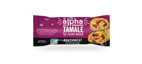 Alpha Foods Plant Based Vegan Southwestern Tamale, 5 Ounce -- 12 per case