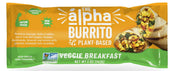 Alpha Foods Plant Based Vegan Veggie Breakfast Burrito, 5 Ounce -- 12 per case