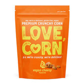 Love Corn Vegan Cheesy Premium Crunchy Corn Snack, 4 Ounce -- 6 per case