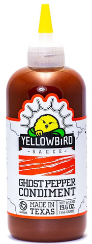 Yellowbird Ghost Pepper Condiment Sauce, 19.6 ounce -- 6 per case