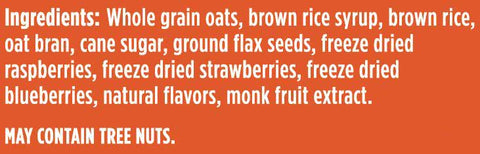 Kelloggs Bear Naked Triple Berry Crunch Fit Granola, 12 Ounce -- 6 per case.