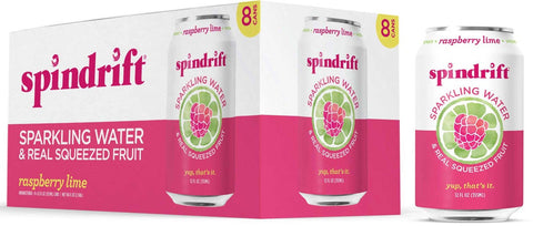 Spindrift Raspberry Lime Sparkling Water, 12 Fluid Ounce -- 24 per case