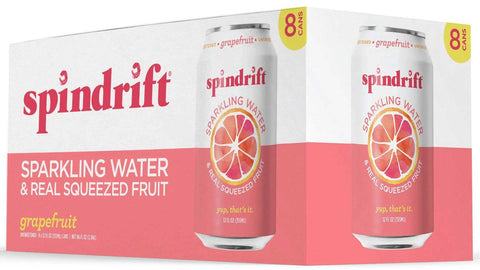 Spindrift Grapefruit Sparkling Water, 12 Fluid Ounce -- 24 per case