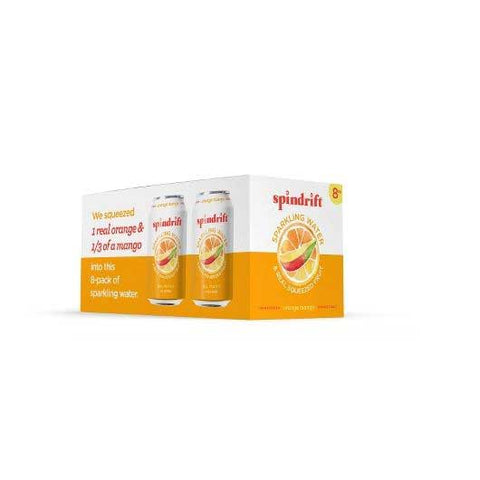 Spindrift Orange Mango Sparkling Water, 12 Fluid Ounce -- 24 per case