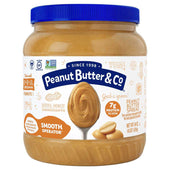 Peanut Butter and Co All Natural Smooth Operator Peanut Butter, 64 Ounce -- 6 per case.