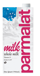 Parmalat Shelf Stable Ultra High Temperature Pasteurized Whole Milk, 32 Fluid Ounce -- 12 per case