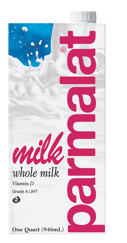 Parmalat Shelf Stable Ultra High Temperature Pasteurized Whole Milk, 32 Fluid Ounce -- 12 per case