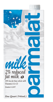 Parmalat 2 Percent Reduced Fat Milk, 2.15 Pound -- 12 per case.