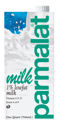 Parmalat 1 Percent Low Fat Milk, 2.16 Pound -- 12 per case.