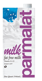 Parmalat Fat Free Milk, 2.16 Pound -- 12 per case.