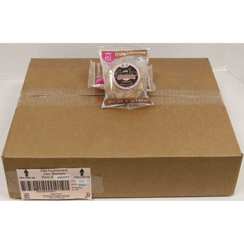 Freedom Bakery Gluten Free Old Fashioned Donut -- 36 per case.