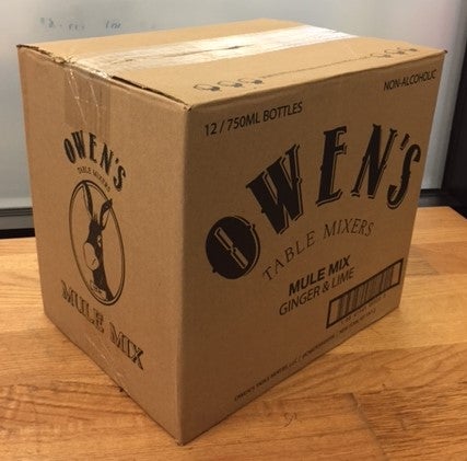 Owens Mule Mix Ginger and Lime Craft Mixer, 750 Milliliter -- 12 per case.