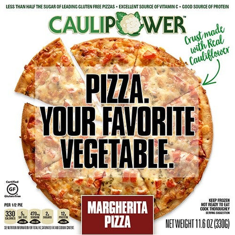 Caulipower 10 inch Margherita Cauliflower Pizza Crust, 11.6 Ounce -- 8 per case.