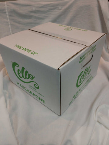Cello Traditional Italian Style Fresh Mascarpone Cheese, 5 Pound -- 4 per case.