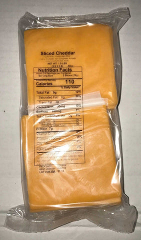 Maggiore Sliced Mild Cheddar Cheese, 1.5 Pound -- 8 per case