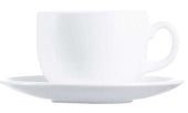 Luminarc Evolutions White Cup, 7 1/4 Ounce -- 24 per case