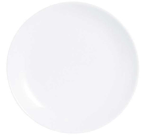 Luminarc Evolutions White Rimless Dessert Plate, 7 1/4 inch -- 24 per case