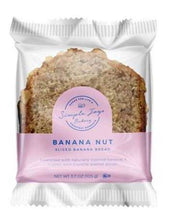 Simple Joys Bakery Banana Nut Sliced Loaf Cake -- 20 per case