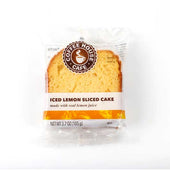 Coffee House Cafe Iced Lemon Sliced Cake, 3.7 Ounce -- 20 per case