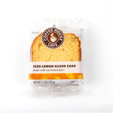Coffee House Cafe Iced Lemon Sliced Cake, 3.7 Ounce -- 20 per case