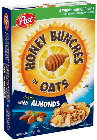 Post Honey Bunches of Oats with Almonds, 48 Ounce -- 4 per case
