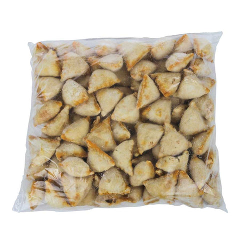 Monsoon Kitchens Chicken Small Parfried Samosa Appetizer, 4 Pound -- 2 per case.