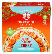 Monsoon Kitchens Coconut Shrimp Curry Rice Bowl, 10 Ounce -- 6 per case.