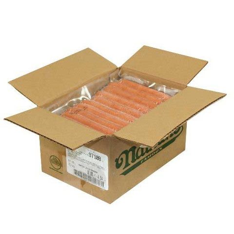 Nathans Famous 6:1 Skinless Beef Frank, 6 inch -- 60 per case