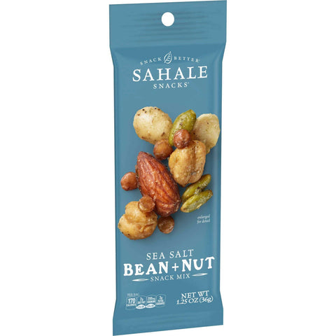Sahale Sea Salt Bean and Nut Snack Mix, 1.25 Ounce -- 18 per case