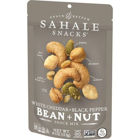 Sahale White Cheddar Black Pepper Bean Snack Mix, 4 Ounce -- 6 per case