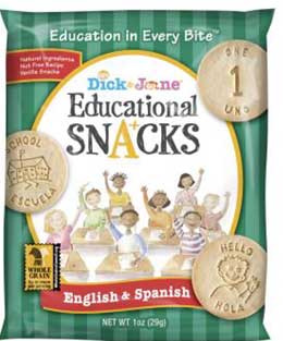 Dick and Jane English and Spanish Educational Snack, 1 Ounce -- 120 per case.