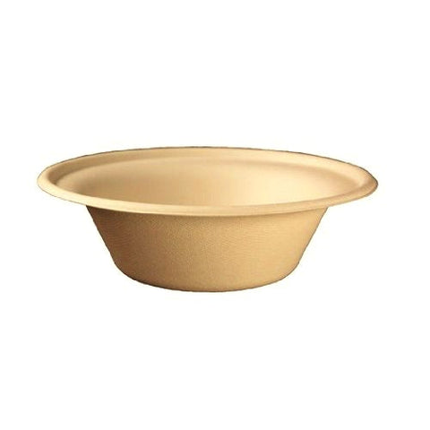 World Centric Unbleached Fiber Bagasse Bowl, 50 Each -- 1000 per case