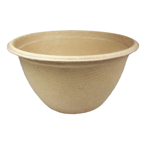 World Centric Unbleached Plant Fiber Soup Barrel Bowl, 12 Ounce -- 500 per case.