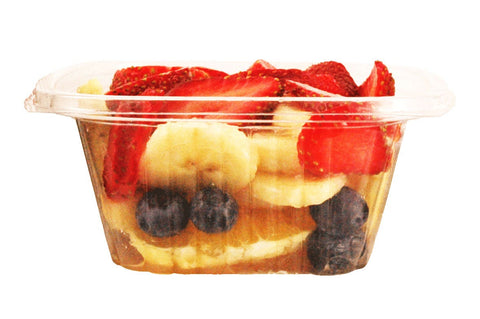 World Centric Clear Rectangle Deli Box, 48 Ounce -- 400 per case.