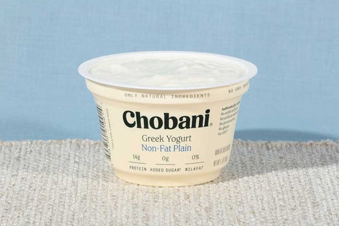 Chobani Non Fat Plain Greek Yogurt, 5.3 Ounce -- 12 per case