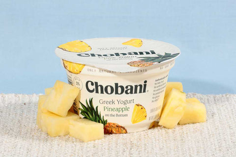 Chobani Low Fat Pineapple Greek Yogurt, 5.3 Ounce -- 12 per case