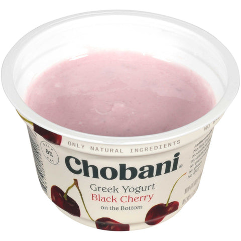 Chobani Non Fat Black Cherry Greek Yogurt, 5.3 Ounce -- 12 per case