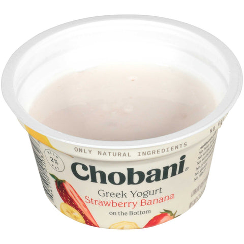 Chobani Strawberry Banana Greek Yogurt , 5.3 Ounce -- 12 per case