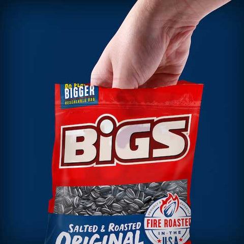 Bigs Original Roasted and Salted Sunflower Seed, 5.35 Ounce -- 12 per case.