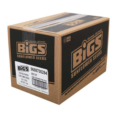 Bigs Cracked Pepper Sunflower Seeds, 5.35 Ounce -- 12 per case