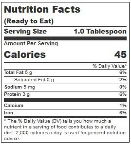 Hemp Roots Organic Premium Hemp Seeds, 8 Ounce -- 6 per case