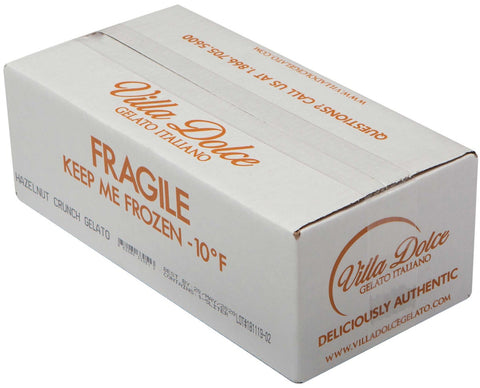 Villa Dolce Piemonte Hazelnut Chocolate Crunch Gelato, 5 Liter