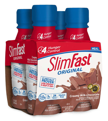 SlimFast Ready To Drink Creamy Milk Chocolate, 11 Ounce -- 12 per case.