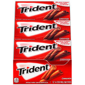 Trident Cinnamon Sugar Free Gum, 14 count per pack -- 144 per case.