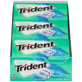 Trident Mint Sweet Twist Sugar Free Gum, 14 count per pack -- 144 per case.
