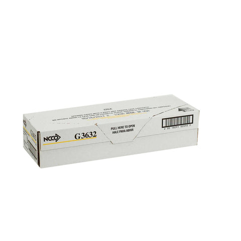 National Checking Company Guest Check Board - 1 Part Green, 15 Line, 3.5 x 6.75 inch -- 2500 per case.